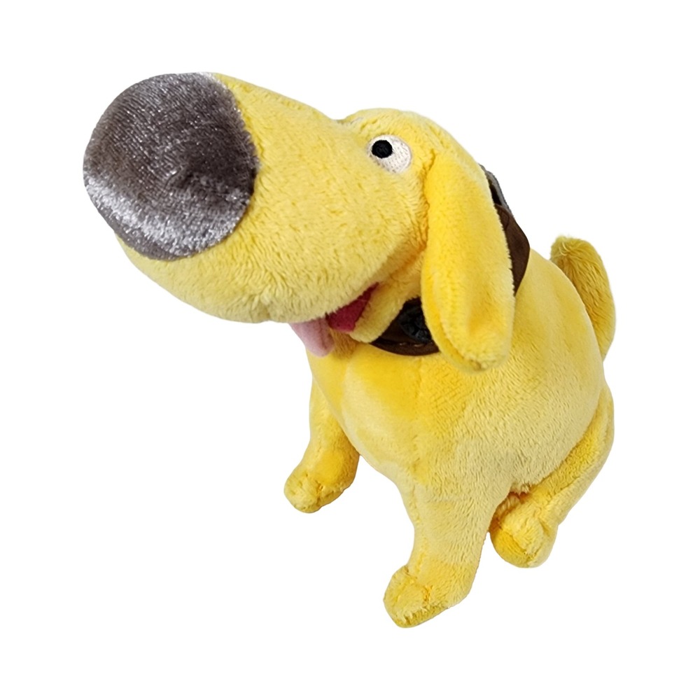 Disney Store Pixar Up Dug the Dog Plush 6.5" Sitting with‎ Collar S285-9907-4